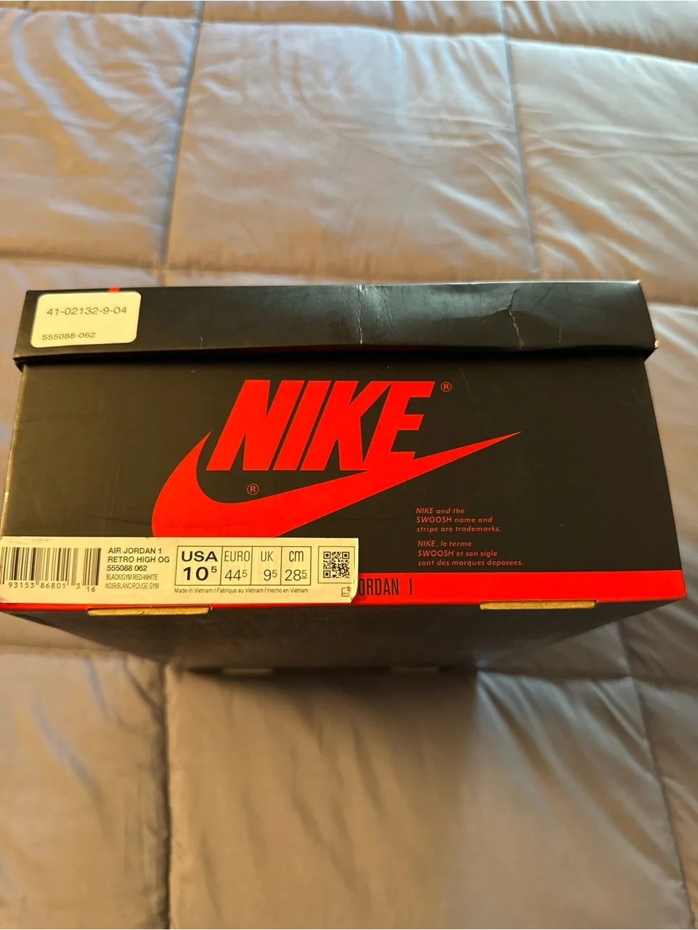 Nike Air Jordan 1 high - Bloodline Black, White & Red